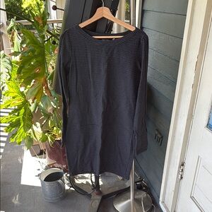 Athleta Black Long Sleeve Dress